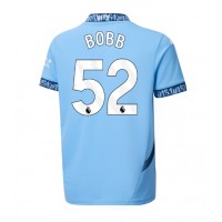 Dres Manchester City Oscar Bobb #52 Domaci 2024-25 Kratak Rukav